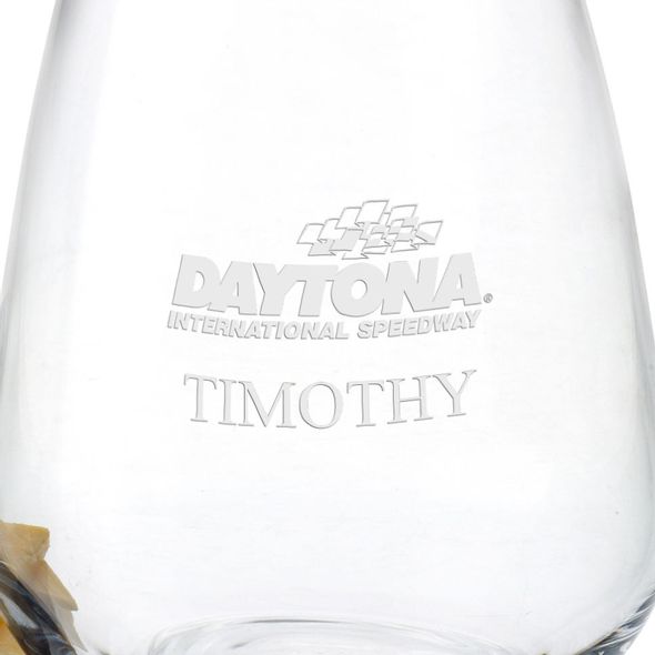 Daytona International Speedway 22 oz Stemless Wine Glass - Image 3