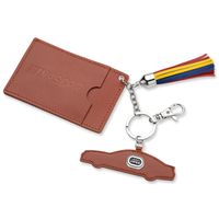 NASCAR Leather Card Holder and Key Ring