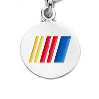 NASCAR Sterling Silver Charm with Enamel
