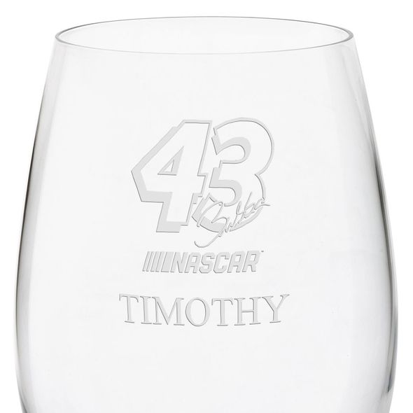 Bubba Wallace Red Wine Glass - Image 3