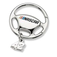 Ross Chastain Steering Wheel Key Ring with #42 Charm