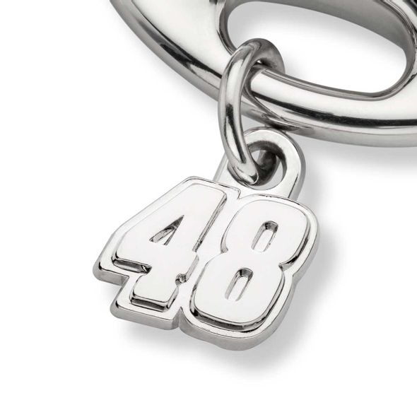 Alex Bowman Steering Wheel Key Ring with #48 Charm - Image 2