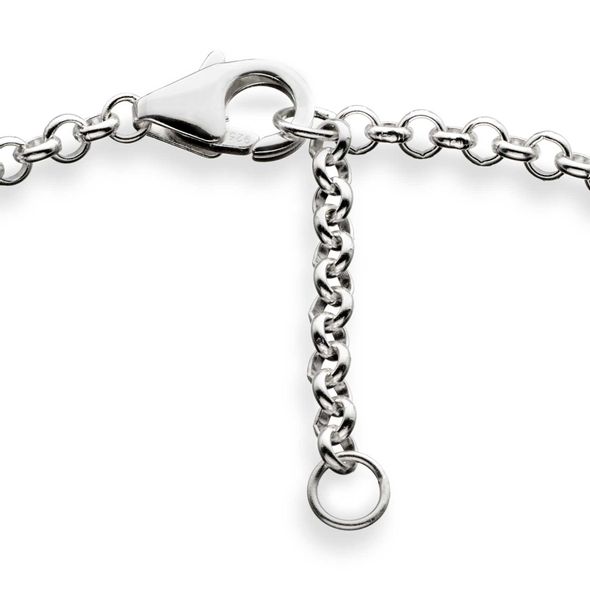 Kyle Larson #42 Sterling Silver Bracelet with Two Charms - Image 3