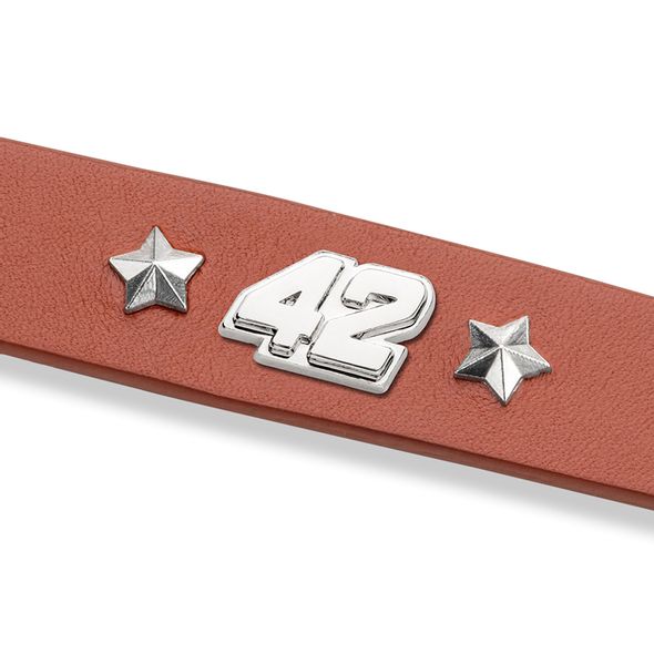 Ross Chastain Leather Bracelet with #42 Rivet - Image 2