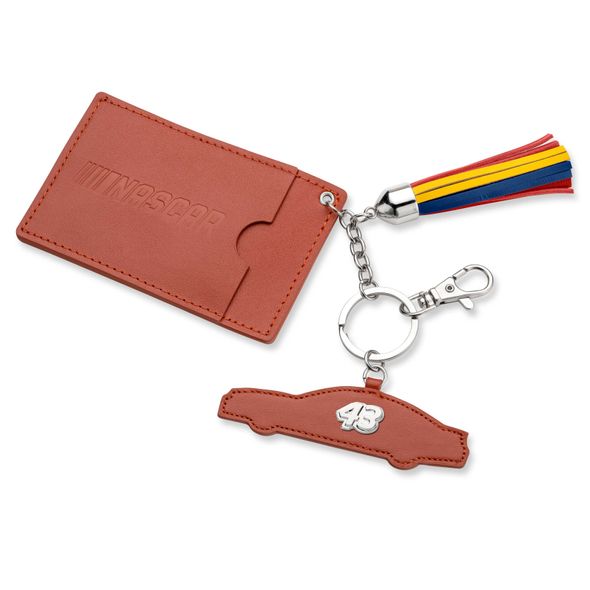 Bubba Wallace Leather Card Holder and Key Ring