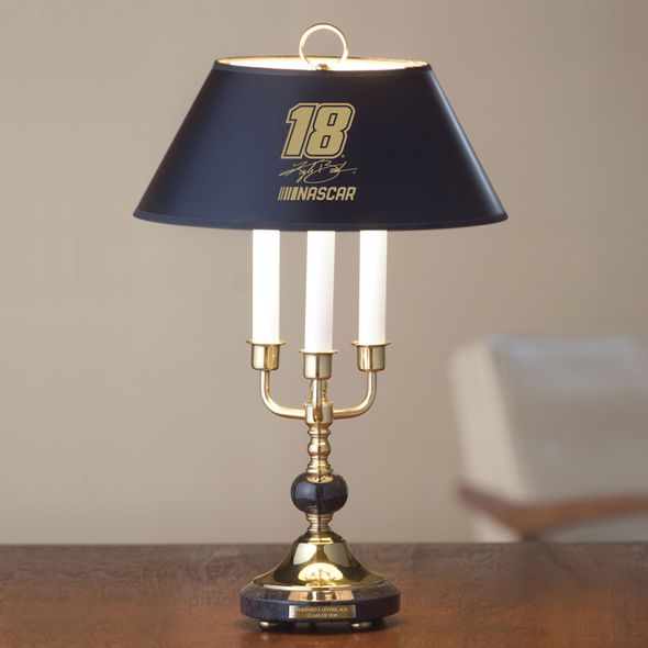 Kyle Busch Lamp in Brass & Marble - Image 1