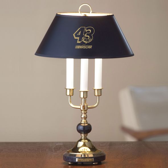 Bubba Wallace Lamp in Brass & Marble