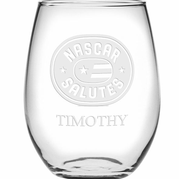 NASCAR Salutes 22 oz Stemless Wine Glass - Image 2