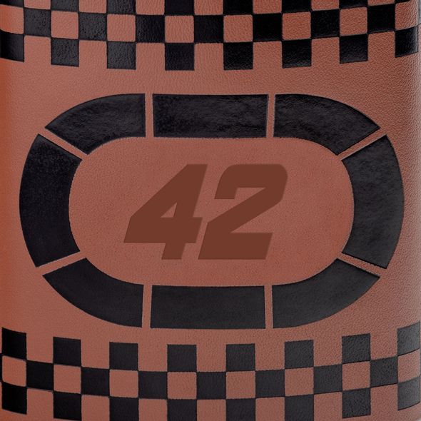 Kyle Larson Retro Leather Flask - Image 2