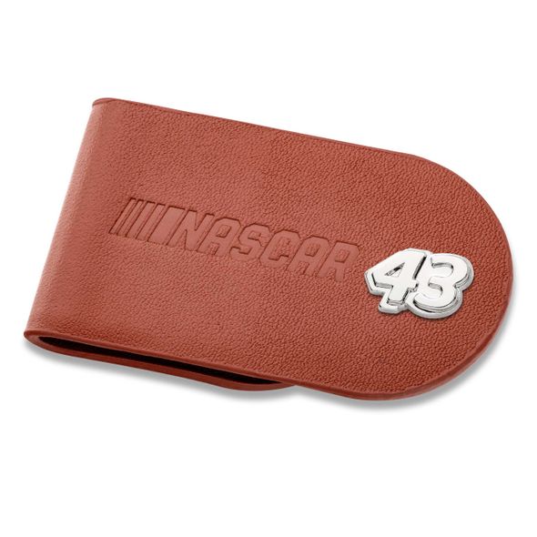 Bubba Wallace #43 Leather Money Clip