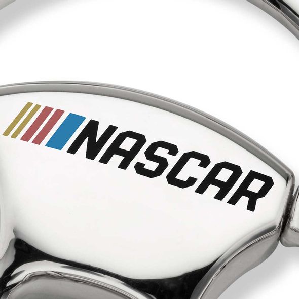 Bubba Wallace Steering Wheel Key Ring with #43 Charm - Image 3