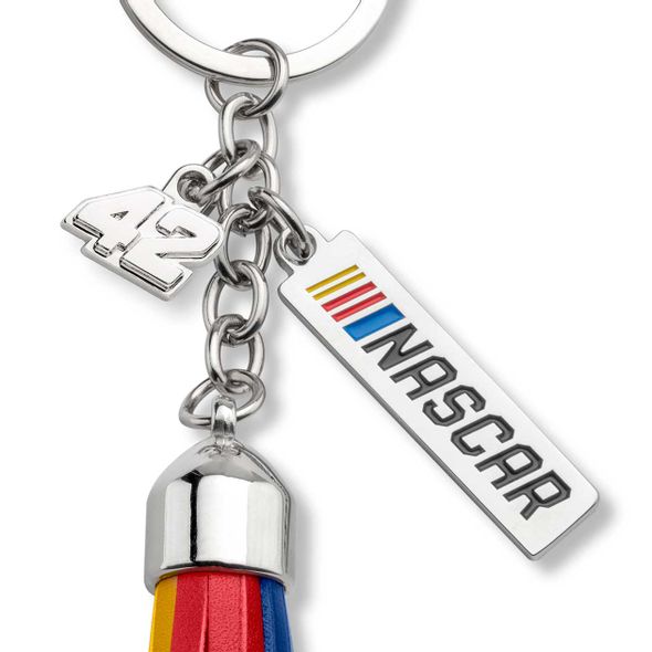 Kyle Larson #42 Tassel Key Fob - Image 2