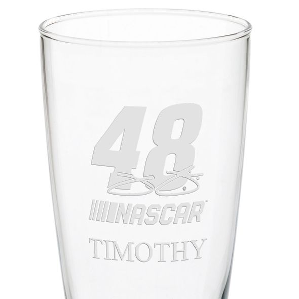Jimmie Johnson 20 oz Pilsner Glass - Image 3