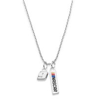 Chase Elliott #9 Sterling Silver Necklace with Two Charms
