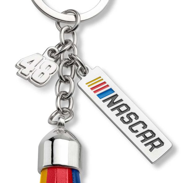 Jimmie Johnson #48 Tassel Key Fob - Image 2