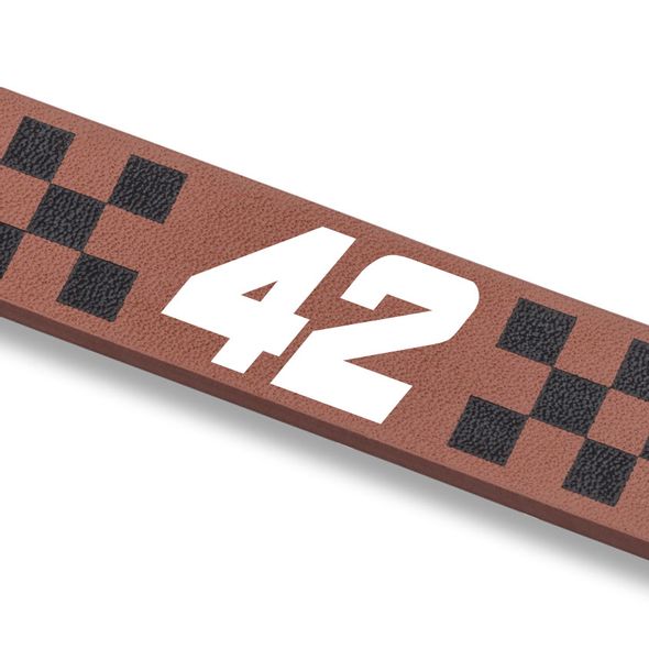 Kyle Larson Leather Cuff Bracelet with #42 - Image 2