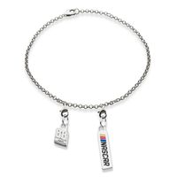 Dale Earnhardt Jr. #88 Sterling Silver Bracelet with Two Charms