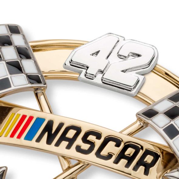 Kyle Larson Brooch Pin with #42 - Image 2