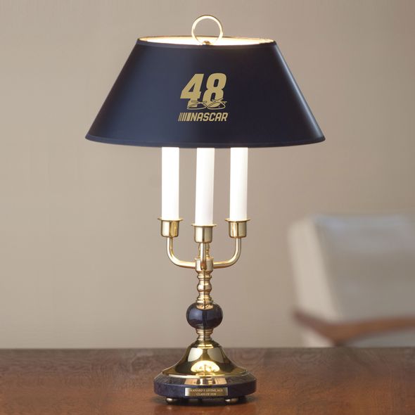 Jimmie Johnson Lamp in Brass & Marble
