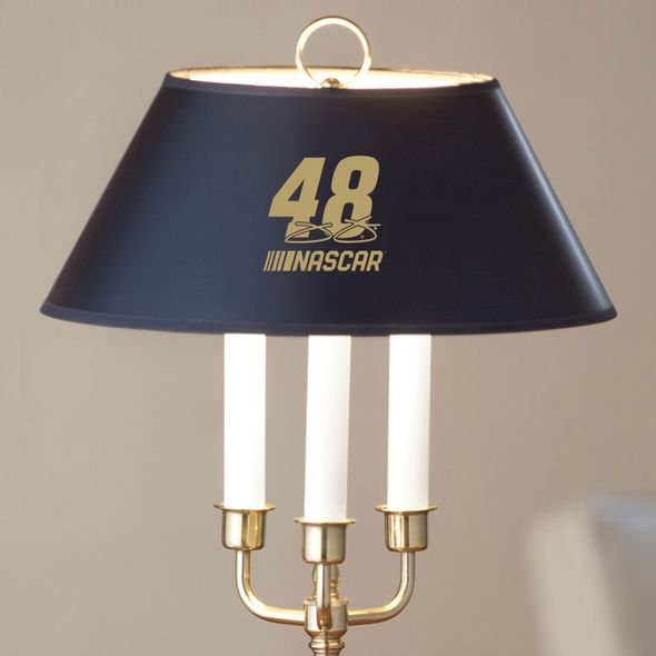 Jimmie Johnson Lamp in Brass & Marble - Image 2