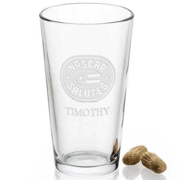 NASCAR Salutes 16 oz Pint Glass - Image 2