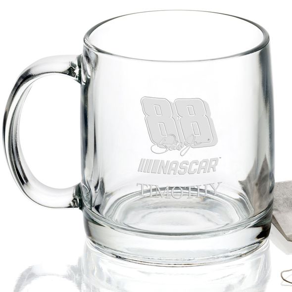 Dale Earnhardt Jr. Glass Coffee Mug - Image 2
