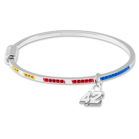 Kyle Larson Sterling Stack Bangle