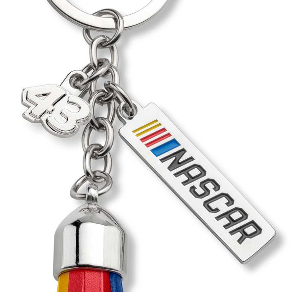 Bubba Wallace #43 Tassel Key Fob - Image 2