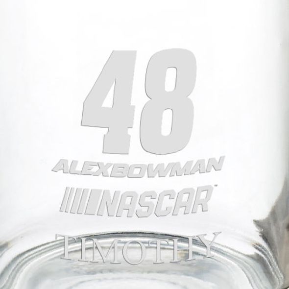 Alex Bowman Glass Coffee Mug - Image 3
