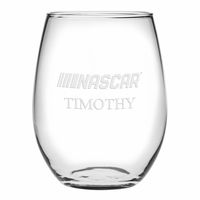 NASCAR Stemless Wine Glass