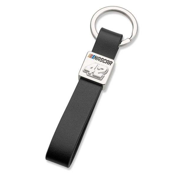 Kyle Larson #42 Leather Strap Key Ring