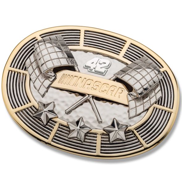 Kyle Larson #42 Western Style Belt Buckle