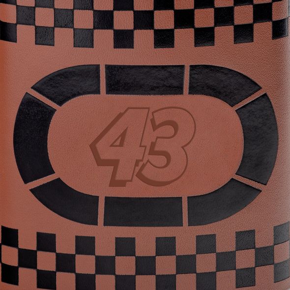 Bubba Wallace Retro Leather Flask - Image 2