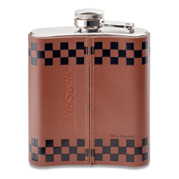 Bubba Wallace Retro Leather Flask - Image 3