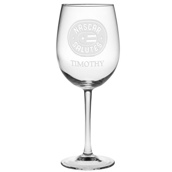 NASCAR Salutes 22 oz Red Wine Glass - Image 2