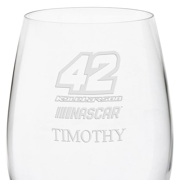 Kyle Larson Red Wine Glass - Image 3