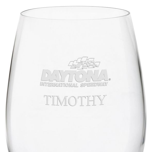 Daytona International Speedway 22 oz Red Wine Glass - Image 3