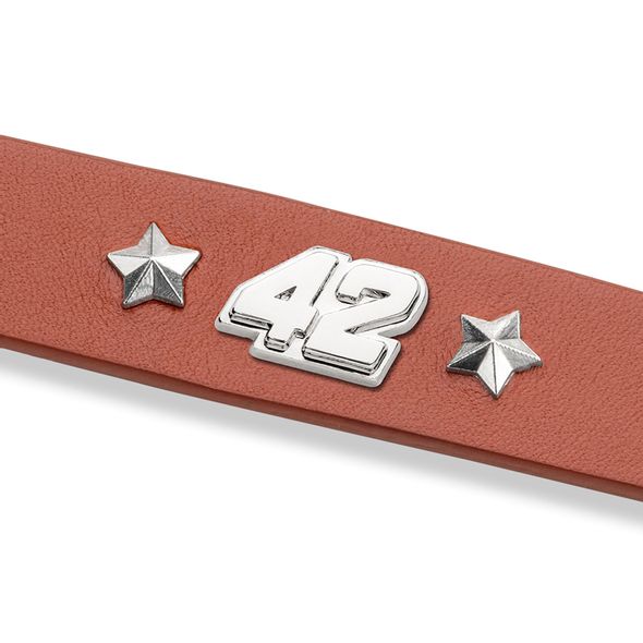 Kyle Larson Leather Bracelet with #42 Rivet - Image 2