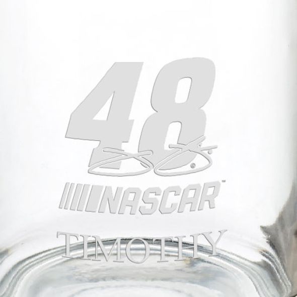 Jimmie Johnson Glass Coffee Mug - Image 3