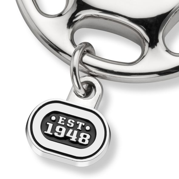 NASCAR Steering Wheel Key Ring with EST.1948 Charm - Image 2