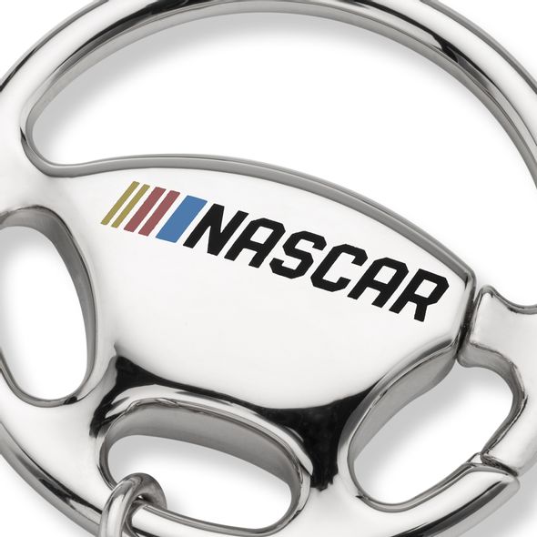 NASCAR Steering Wheel Key Ring with EST.1948 Charm - Image 3