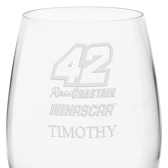 Ross Chastain Red Wine Glass - Image 3