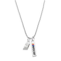Brad Keselowski #2 Sterling Silver Necklace with Two Charms