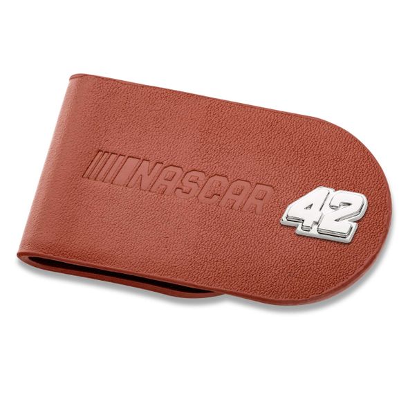 Kyle Larson #42 Leather Money Clip