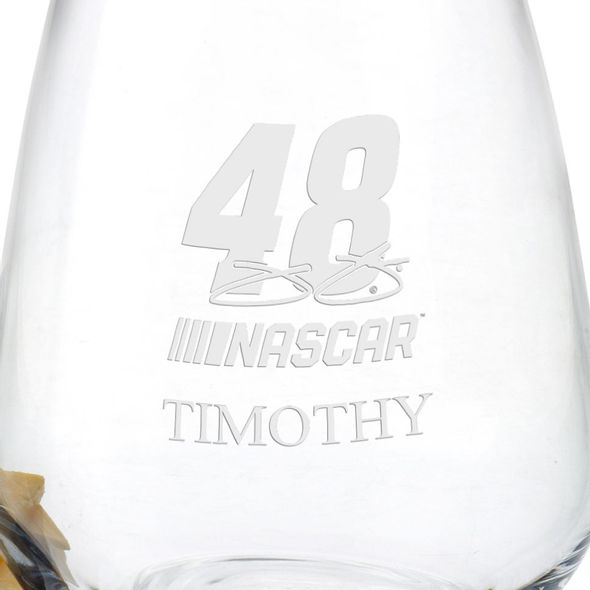 Jimmie Johnson Stemless Wine Glass - Image 3