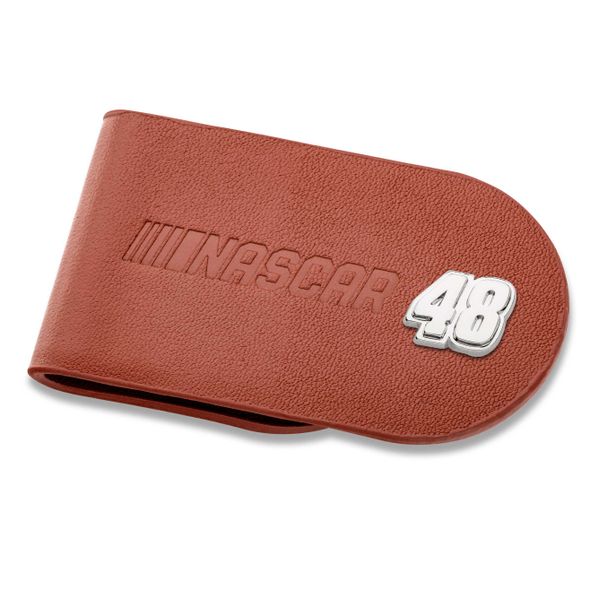 Jimmie Johnson #48 Leather Money Clip